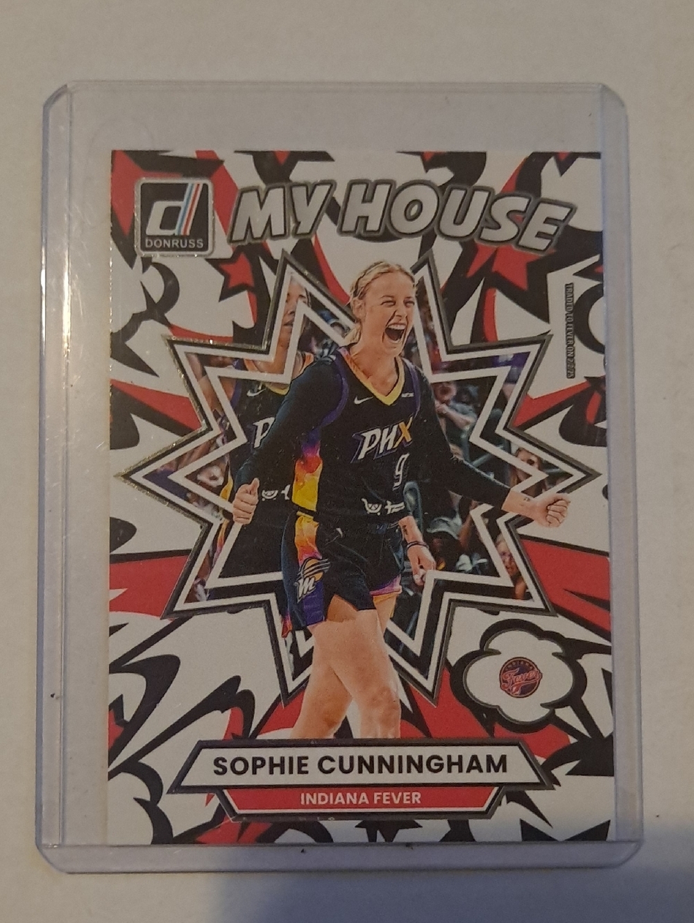Sophie Cunningham Donruss My House Trading Card - Red, Black, White